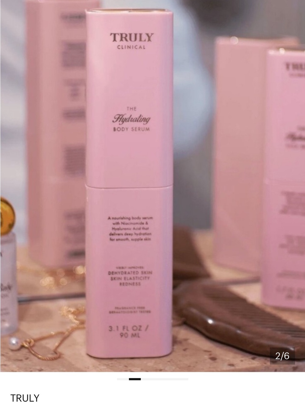 TRULY The Hydrating Body Serum For Dry, Dehydrated Skin • NEW - Picture 2 of 5
